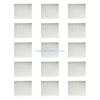 R6FF 15 Sheets Multifunctional Labels Sticker Blank Labels Adhesive Sticker Jams Label for Storage Classroom Home