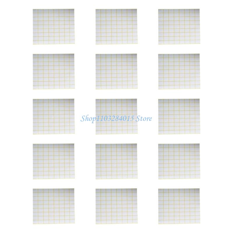 R6FF 15 Sheets Multifunctional Labels Sticker Blank Labels Adhesive Sticker Jams Label for Storage Classroom Home