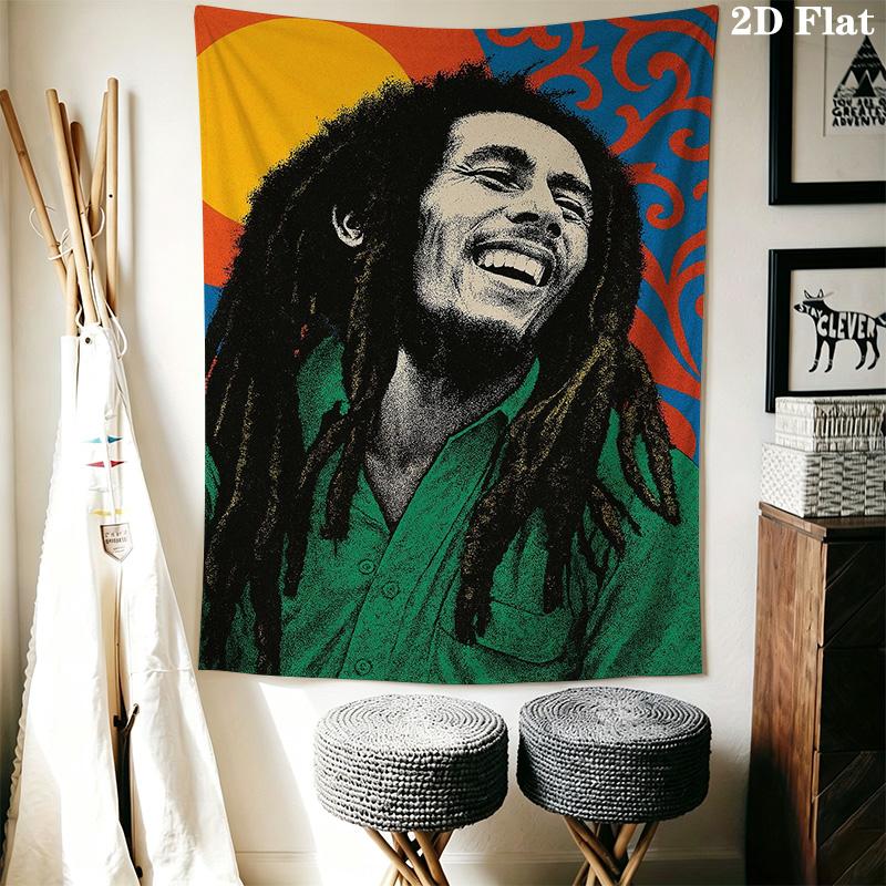 Bob Marley Legend Reggae Tapestry Background Cloth Fashion Print Background Wall Hanging Cloth Background Cloth Work Of Art