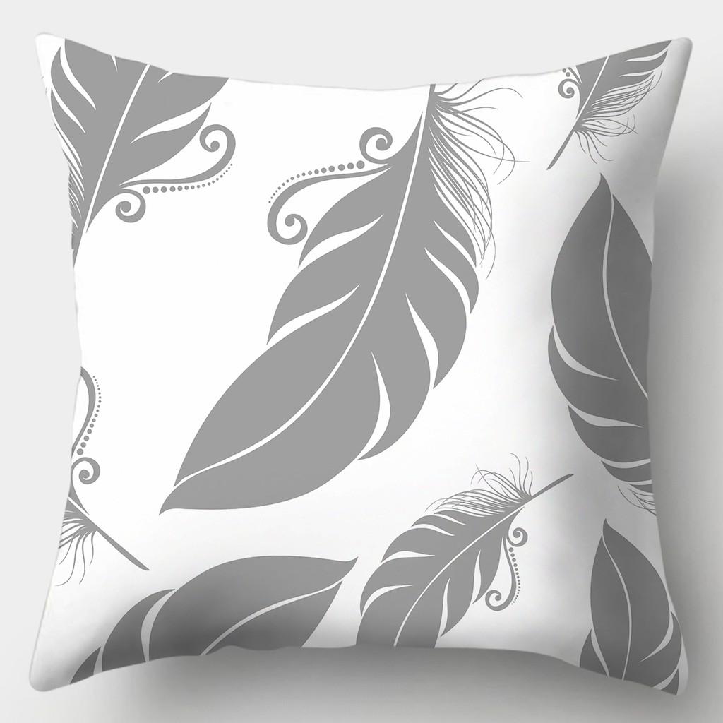 

45смX45см Серая наволочка для дивана в полоску, клетчатая наволочка для подушки 45x45cm