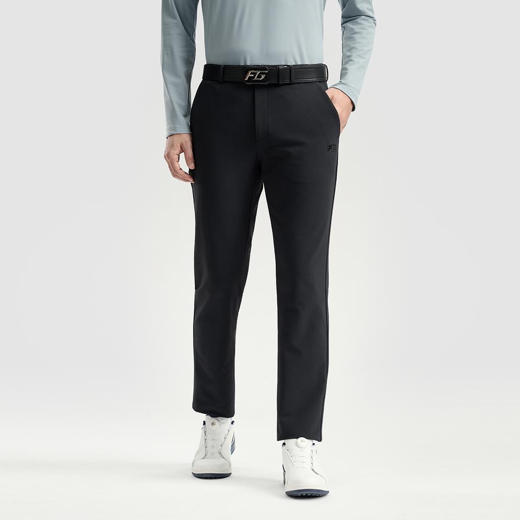 Fila Golf Series Trendy Comfortable Sports Versatile Casual Pants Men Bottoms Deep-Black A11M545805FBK