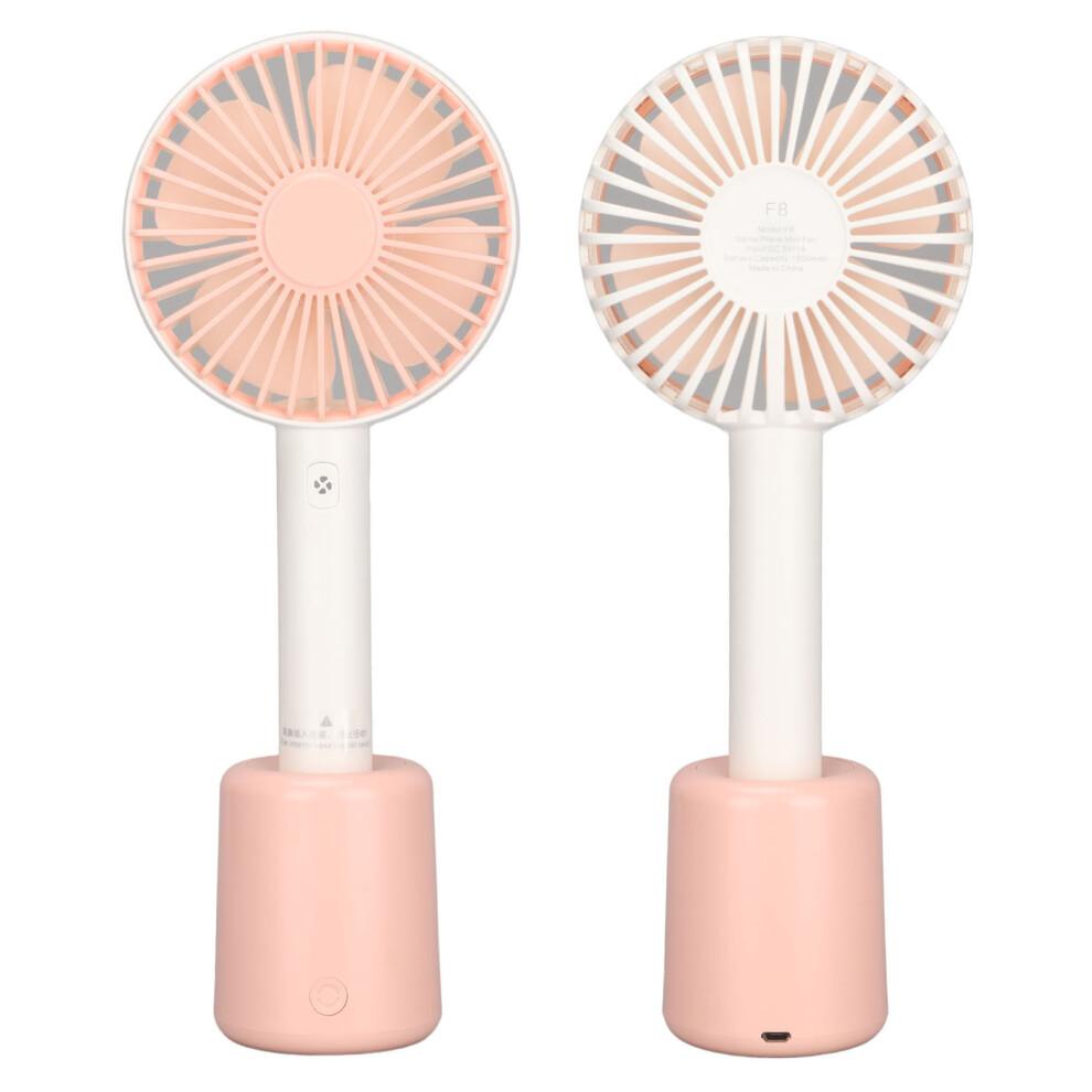 Ultra Quiet Portable Fan With 3 Speeds, USB Rechargeable Mini Handheld Fan Long Runtime Adjustable Wind Speed Personal Cooling Fan For Summer