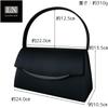 [Lycoris noir] Lycoris noir LN-B53 Formelle Tasche, Schwarz, Schlichtes Design, Perfekt für Hochzeiten, Beerdigungen, Abschlussfeiern und Gedenkfeiern, Handgefertigt