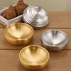 Anti-scald Korean Stainless Steel Bowl Double Layer Soup Bowls Cold Noodles Bowl  Restaurant