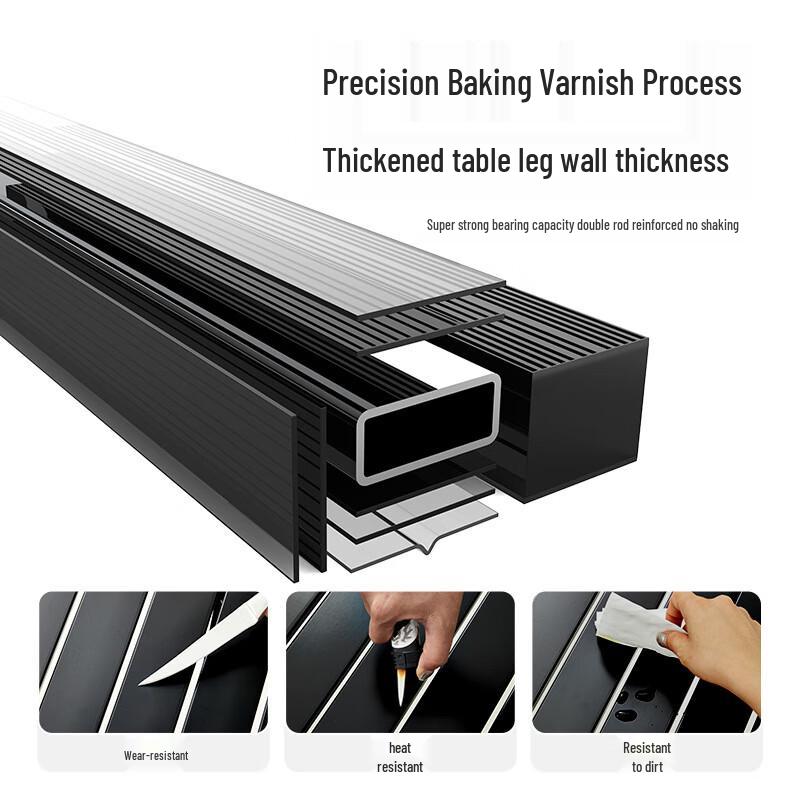 OEING Portable Outdoor Camping Roll-up Table