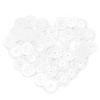 100sets Black White Resin Snap Buttons Punch Poppers Glossy Snap Button  For Clothing Sewing