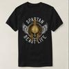 Spartan Beast Life Sparta Workout Gym Gladiator Helmet TShirt 100 Cotton ONeck Short Sleeve Casual Mens Tshirt Size S3XL