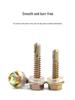 KI9S Stainless Steel Self-Drilling Hex Screw for Tile & Iron, M4