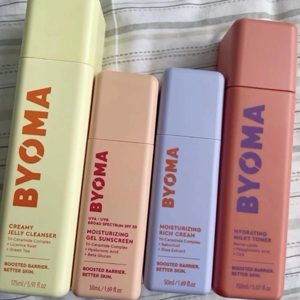 Оригінальна Заспокійлива Есенція з Бар'єром BYOMA Phyto-mucin Сироватка для сяйва Зволожуюча Відновлююча Олія Глибоко Зволожуючий Гель-крем
