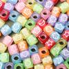 6mm Kiefernholzperlen 80 Stück Perlenmaterial Acryl Würfelperlen DIY Armband Halskette Schmuckherstellung