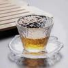 JIUMUQING Glass Kung Fu Tea Cups & Mats