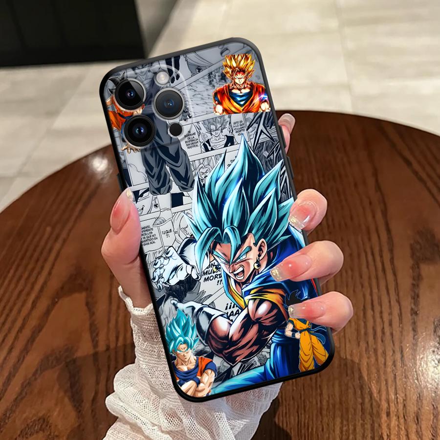 Dragon Ball Anime Goku Black Soft Phone Cover Case for iPhone 13 12 11 17 Pro Max 15 16 14 Plus XS Max 7 8 17Air XR
