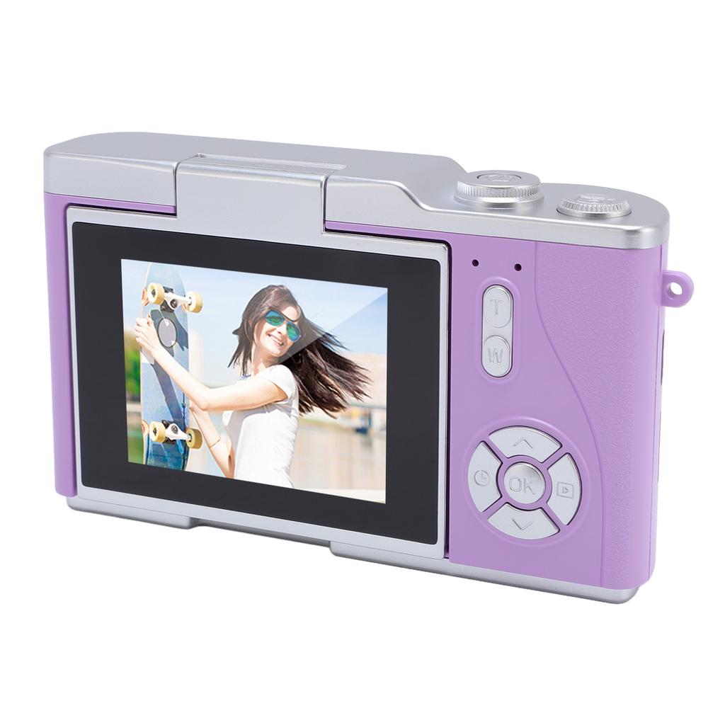 Digital Camera 4K 48MP 18x Zoom Auto   2.4 Inch Screen Built in Fill Light Compact Students Camera for Daily Travel