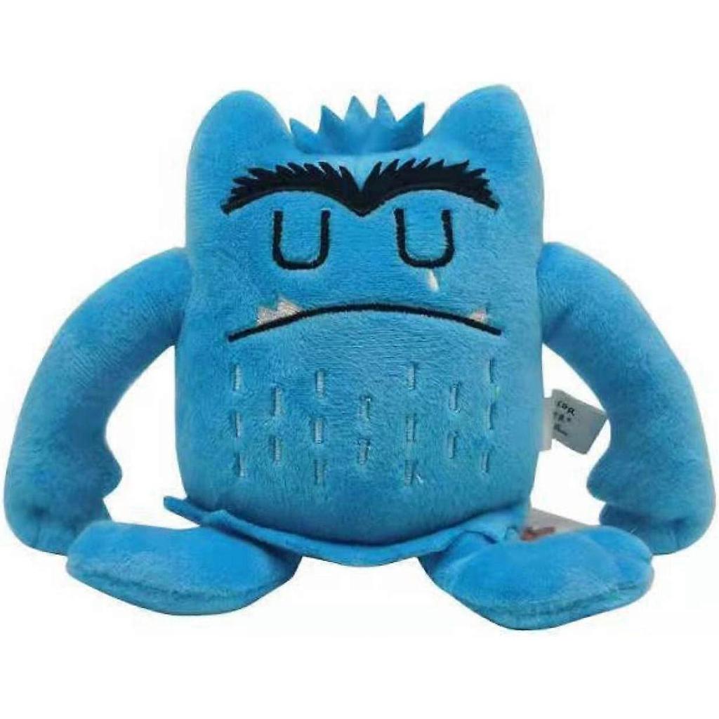 6Pcs/Set Color Monster Plush Doll Stuffed Baby Appease Color Emotions Plush Stuffed Toy For Children Kids Birthday Christmas Gifts