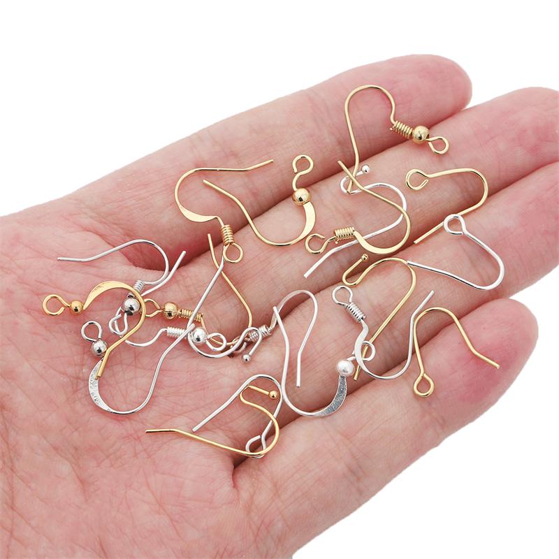 20Pcs Copper Hook Charm Jewelry Findings for DIY Earring Jewelry Craft Making