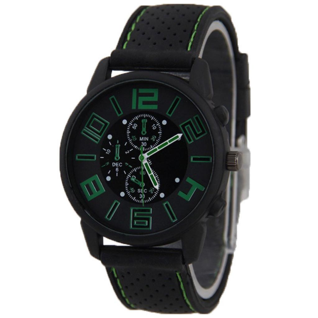 Men's Waterproof Luminous Running Alarm Clock Watch