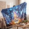 Warm Flannel BlanketHonkai Star Rail Soft Cozy Throw Blanket for Bedroom Couch