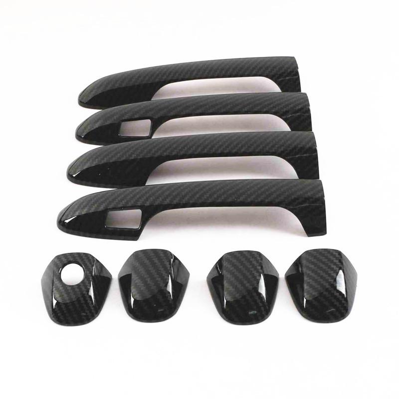 Rearview Mirror Cover & Trim Kit for 2015-2018 Highlander: Rear Fog Light, Wiper Handle, Door Bowl