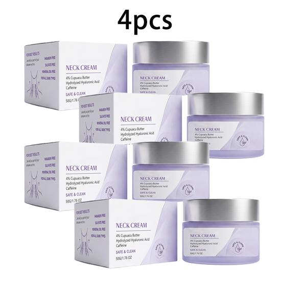 Crème hydratante pour le cou, soin doux respectueux de la peau, peau douce du visage et du cou, crème de massage rafraîchissante et hydratante pour le visage et le cou 50g
