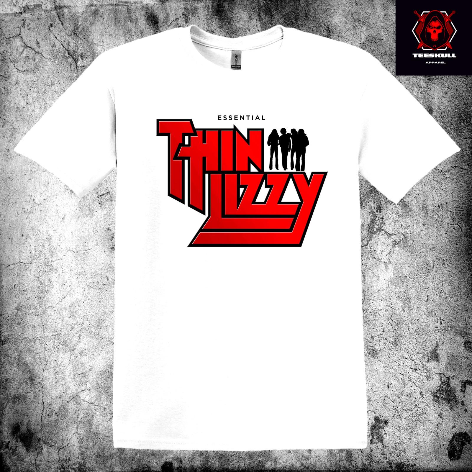 

26 Thin Lizzy Essential Hard Rock Band Tee Unisex Heavy Cotton T-SHIRT S-3XL Unisex T-Shirt XXXL