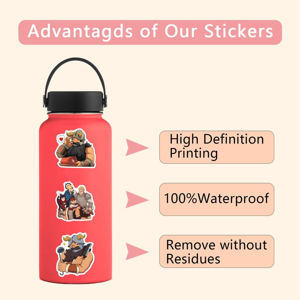 55 Delicious In Dungeon Stickers Luggage Laptop Mobile Comic Stickers
