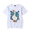 Men Women Cartoon T-Shirts 2024 Summer Harajuku Kawaii Honk Goose Printed Short Sleeve Tees Streetwear Loose Clothes Y2K Tops