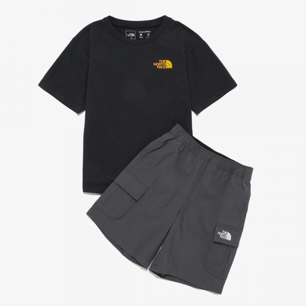 The North Face Kids Crew Set Ex Campground Black BLACK/160