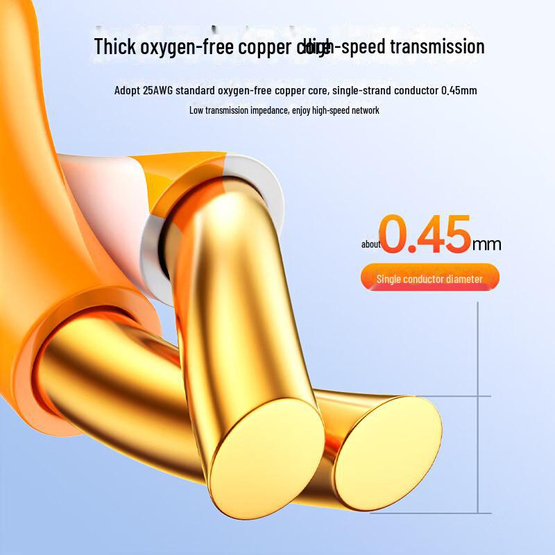Biaz CAT5 High-Speed Network Cable, Original Oxygen-Free Copper, Unshielded POE, Home Improvement & Engineering Grade.