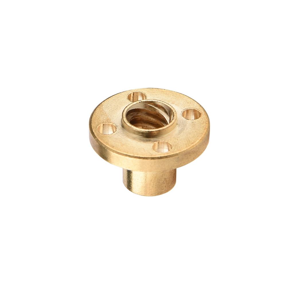 T8 8mm Trapezgewindestange aus Edelstahl mit Messingmutter für 3D-Drucker 350mm
