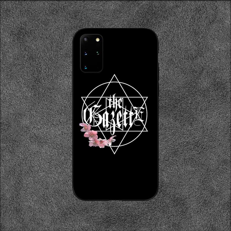 The GazettE Art Anime Pouzdro na telefon pro Samsung Galaxy S10 S20 S21 Note10 20Plus Ultra Shell