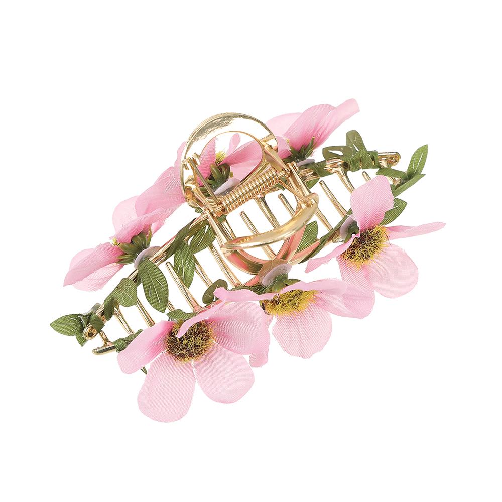 Artificial Six Flowers Hair Claw Fashion Hair Clips Hairpin Spring Summer Hair Accessories  For Women Girl