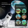 2 in 1 Rocket Galaxy Star Projector Adjustable Focus Ambient Projection Light for Bedroom Home Party Decoration