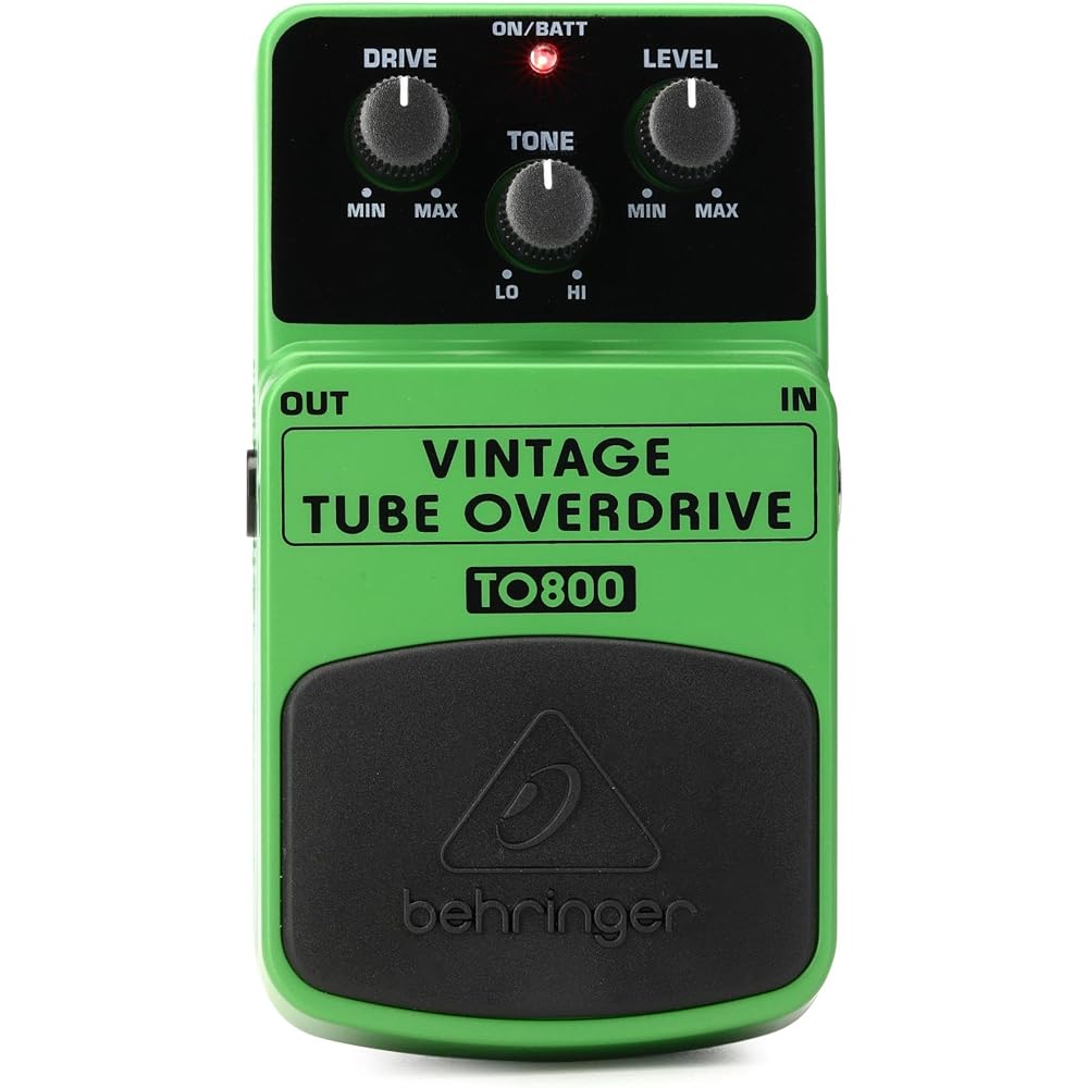 Behringer TO800 Vintage Tube Sound Overdrive Guitar Effect Pedal