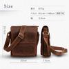 NICE SELECTION Genuine Leather Shoulder Crossbody Messenger for and More Men's Bag, Bag, Bag, Commuting, School, (Regular, Brown)
