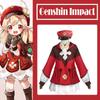 Genshin Klee Impact Cosplay Full Set Costume Party Outfit Halloween Uniform