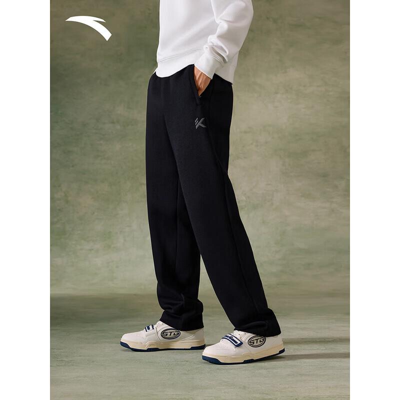 ANTA KT Series Men s Fleece-Lined Knit Track Pants 2XL