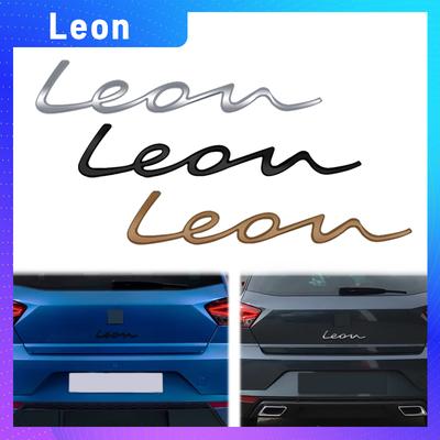 1PCS Metal For Leon Logo Cupra Emblem Car Rear Trunk Sticker Body Sign Badge Letter Decoration Styling