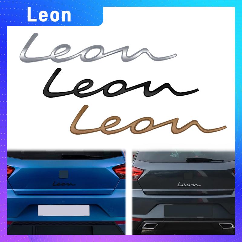 1PCS Metal For Seat Leon Logo Cupra Emblem Car Rear Trunk Sticker Body Sign Badge Letter Decoration Styling