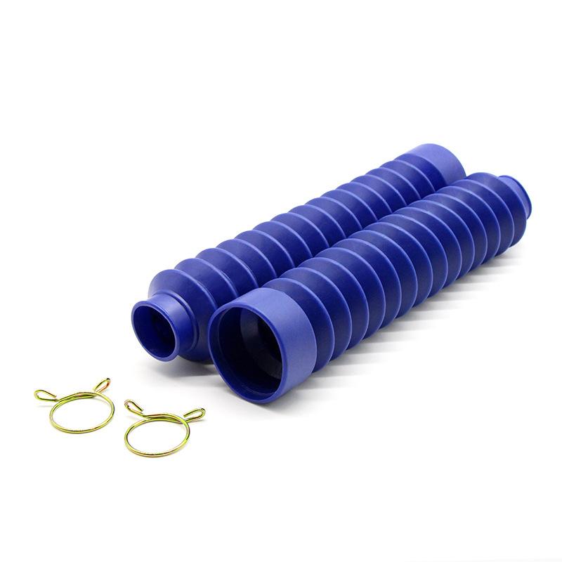 2 Peças Coberturas de Garfo Dianteiro de Motocicleta Polainas Gators Bota Protetor de Choque Protetor de Poeira para Off Road Pit Dirt Bike Motocross Bicicleta ATV