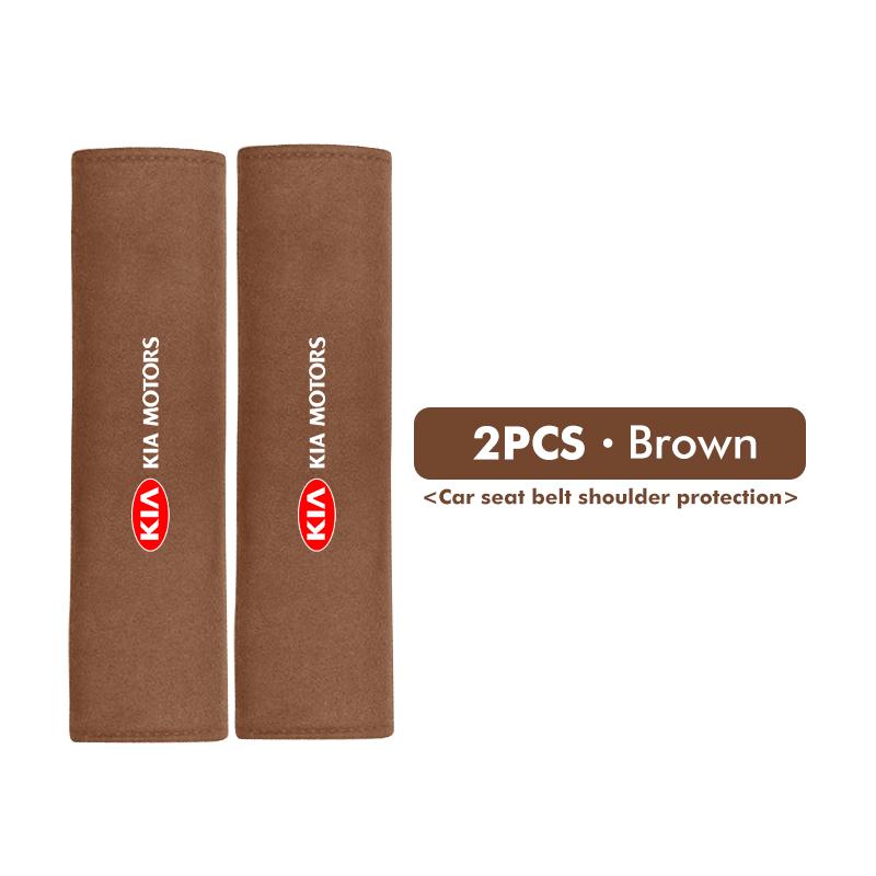 For KIA 1/2Pcs Car Seat Belt Covers Safety Belt Shoulder Protection Interior Accessories Spectra Sedona Cadenza Proceed Sephia