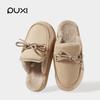 Puxi Yunqi Cotton Slippers Are Windproof and Warm, Not Stuffy, Comfortable and Soft Bow Non-slip Home Cotton Slippers