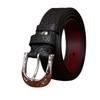 High-End Light Luxury Double-Sided Usable Bison Leather Pattern Belt Men'S Genuine Leather First Layer Cowhide Stainless Steel Men'S Business Belt
