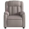 Electric Massage Chair Taupe Fabric