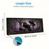 Raven Color Mouse Pad Large Gaming Table Cushion Non-slip Laptop Tablet Big Mousepad XXL Mat Mini PC Playmat With Lock edge