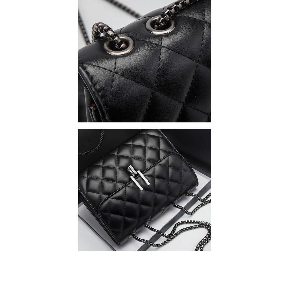 Women's Bag Quilted Chain Strap Crossbody Purse Spring Autumn Fashion