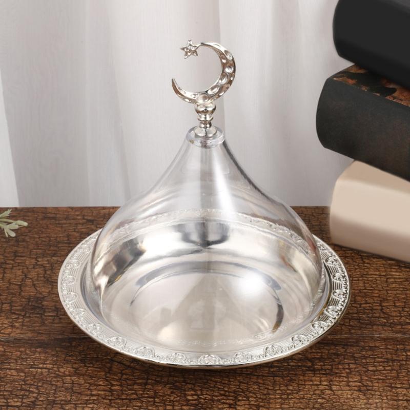 Beautifully Eid Celebration Dessert Tray Festival Candy Dish Suitable for Parties and Family Dinners Easy to Clean