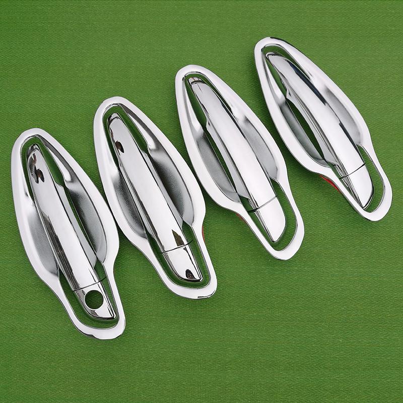 for Peugeot 5008 SUV 2017 2018 Luxurious Chrome Handle Cover Trim Set for 5008 2nd Gen MK2 Car Accessories Stickers Car Styling