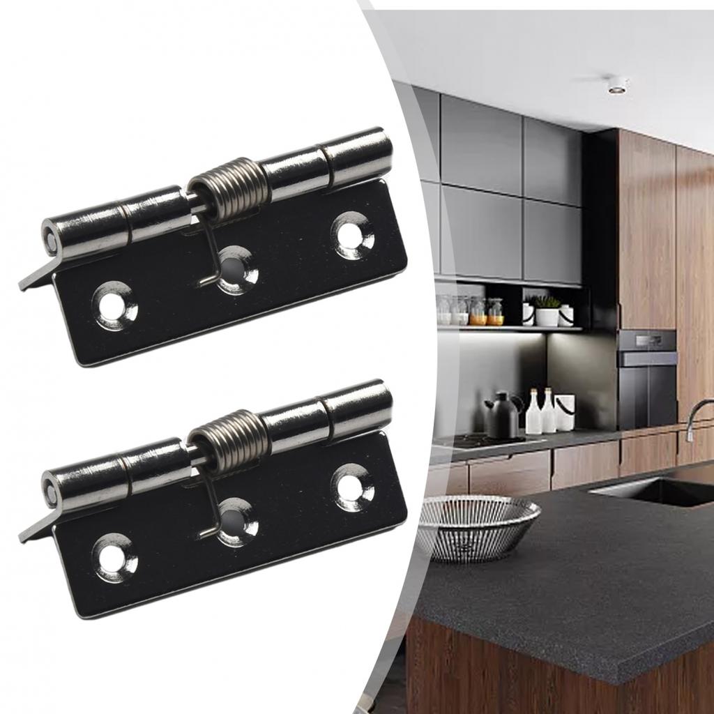2*Self-Closing Stainless Steel Spring Door Hinge Hardware 1/1.5/2/2.5/3/4Inch AU