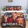 3D Printing Movie Scarface Bedding Set Duvet Cover Bed Set Quilt Cover Pillowcase Comforter king Queen Size Boys Adult