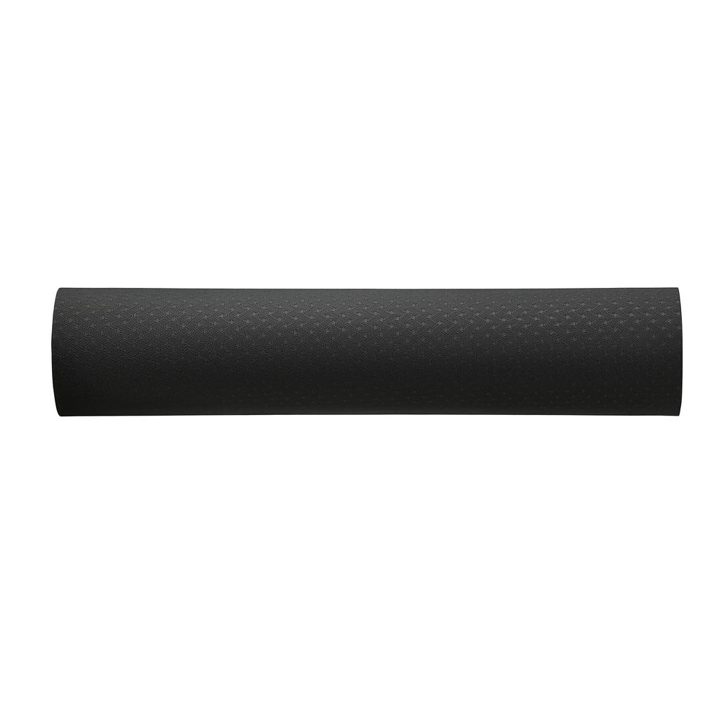 Amazon Basics Yoga 6mm with Carrying Training Stretching Pilates 187 X 61 X 1cm Mat, Thick, TPE, Strap, Mat, Mat, Mat, Black,